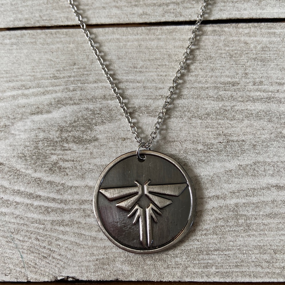 The Last Of Us HBO Video Game Necklace Firefly Pedro Pascal Joel Ellie